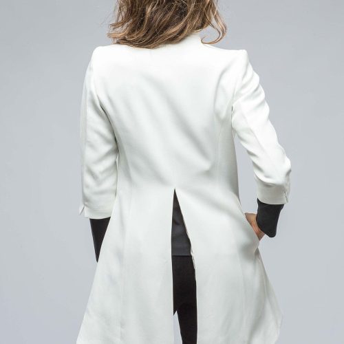 t ba morgana short coat in white ladies tailored jackets axels vail 38548127416554