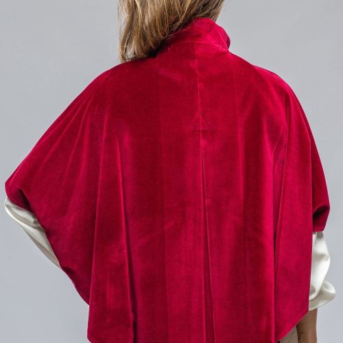 t ba ordesa reversible tweed velvet cape in wine ladies tailored axels vail 39402749919466