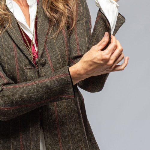 t ba ribbons tweed jkt w wine velvet details ladies tailored sport coats axels vail 39402751623402