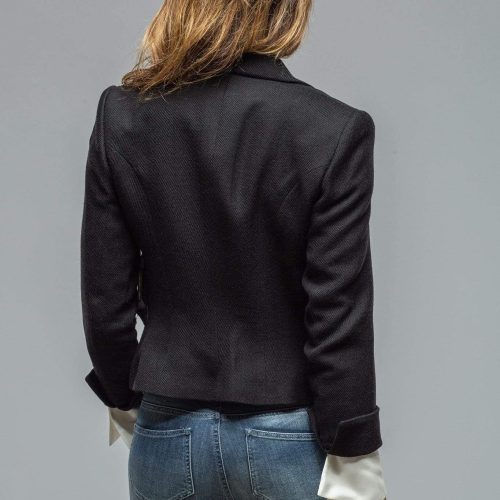 t ba sevilla short jacket in black wool ladies tailored jackets axels vail 29716961165501