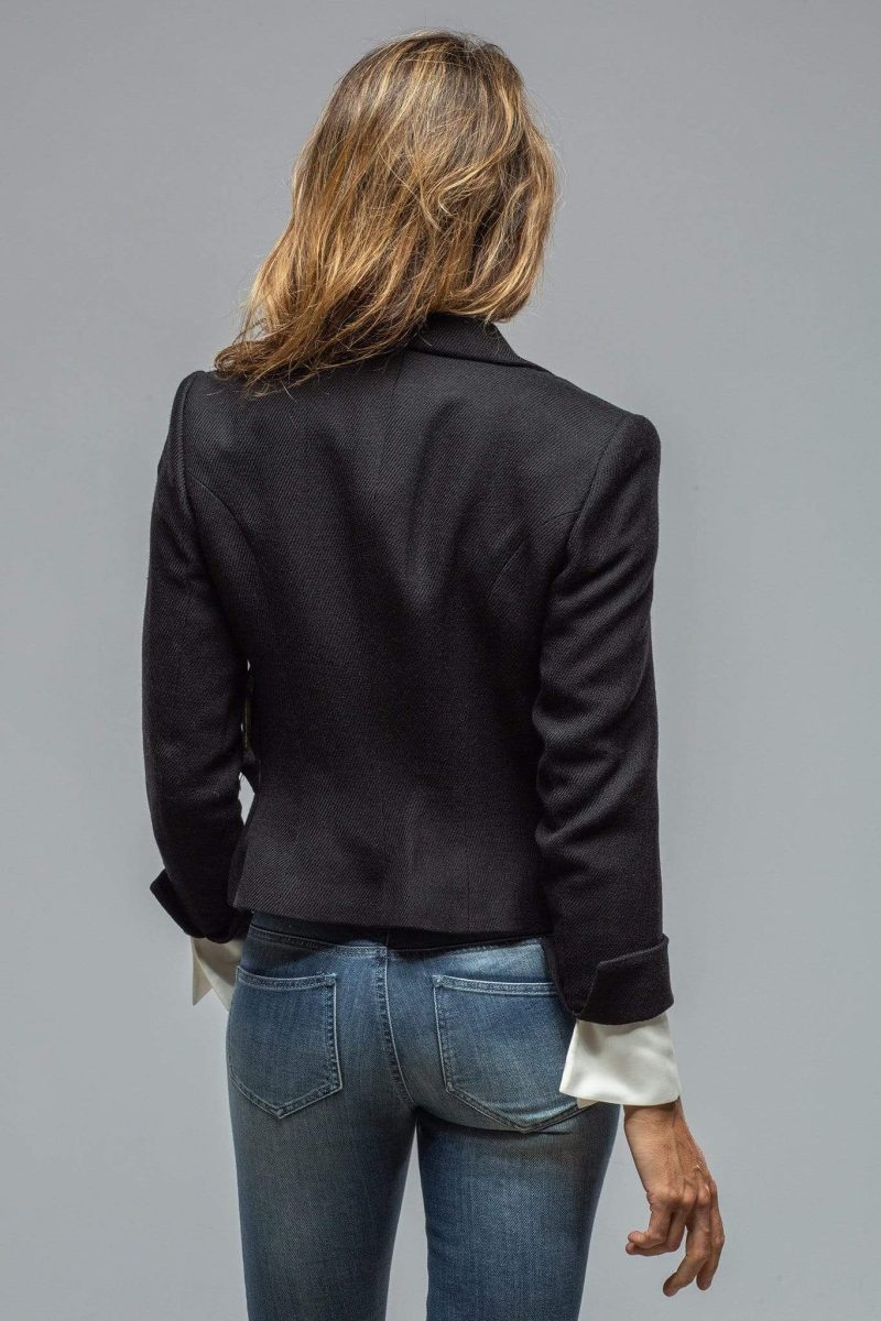 t ba sevilla short jacket in black wool ladies tailored jackets axels vail 29716961165501