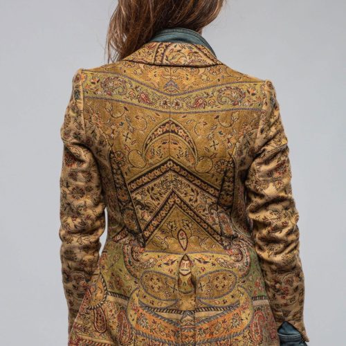 t ba sullavan jacket in green paisley jacquard ladies tailored jackets axels vail 40287565840618