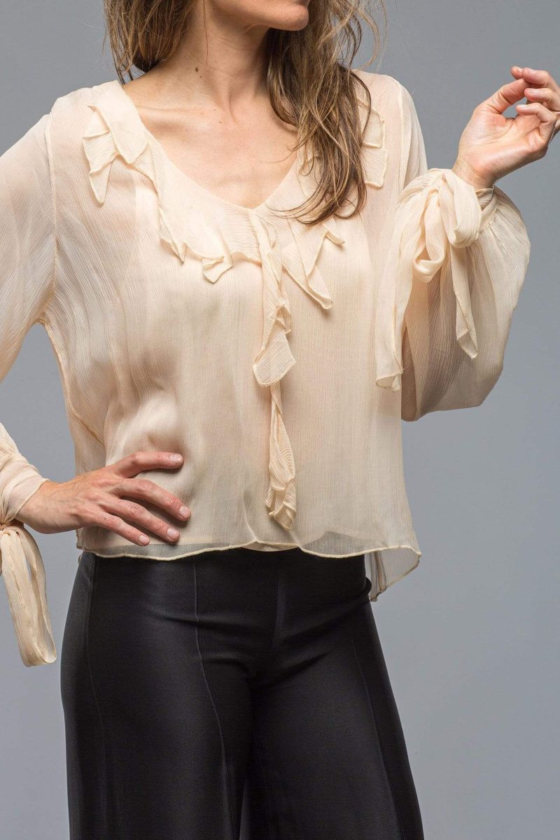 t ba swing blouse in nude chiffon ladies blouses axels vail 29802735730877