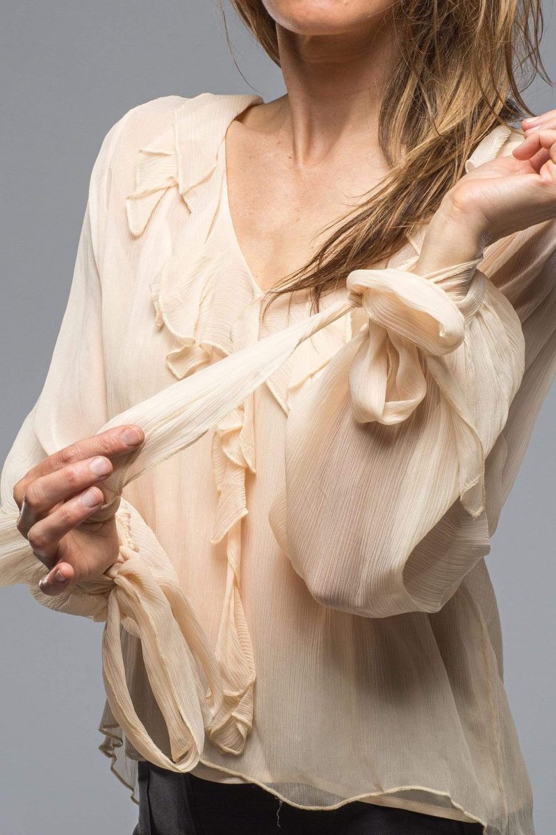 t ba swing blouse in nude chiffon ladies blouses axels vail 29802799825085