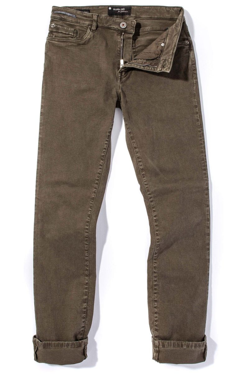 teleria zed ryland rugged soft touch cotton in army mens pants 5 pocket axels vail 38449423450346