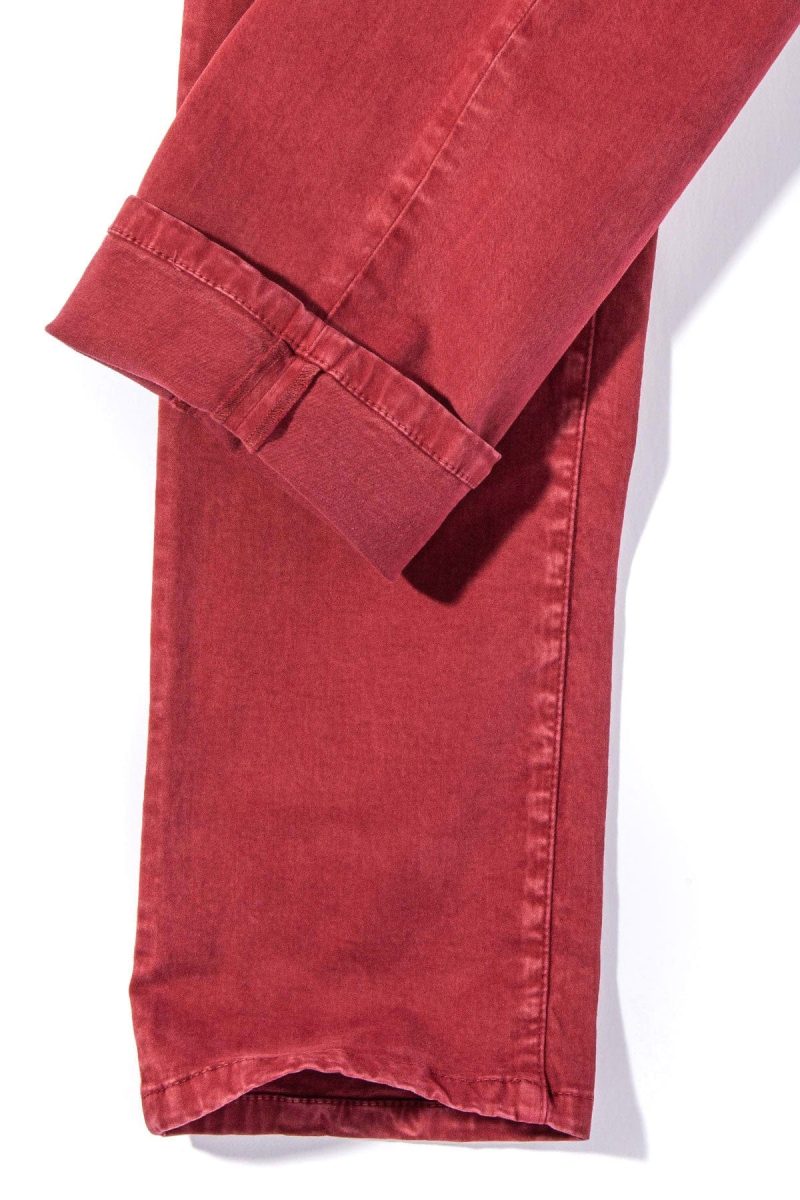 teleria zed ryland rugged soft touch cotton in cherry mens pants 5 pocket axels vail 38449417814250