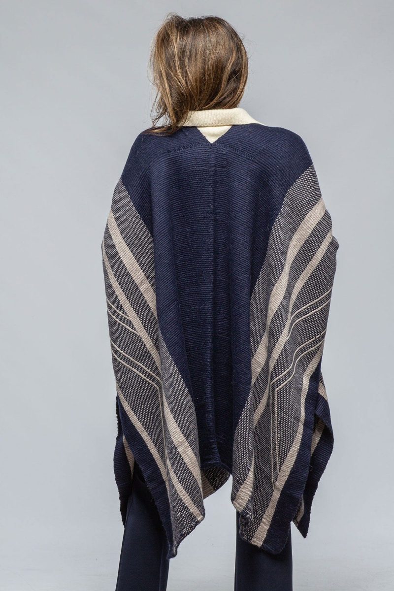 voz striped zig zag duster in navy opal ladies accessories scarves axels vail 39512081858794