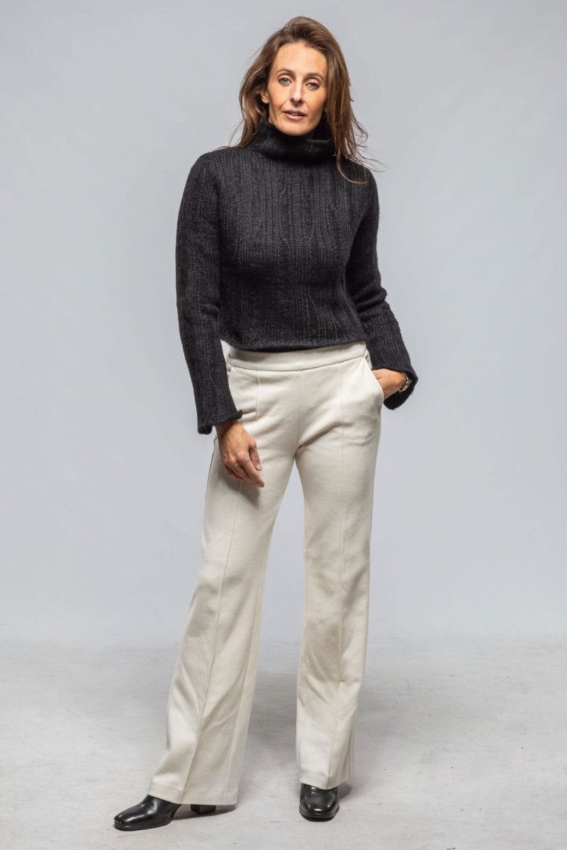 voz tania cropped baby alpaca sweater in black ladies sweaters axels vail 40508502081770